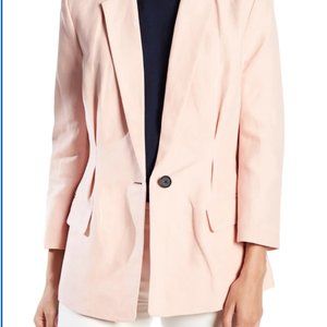 Joie Pink Pleated Blazer